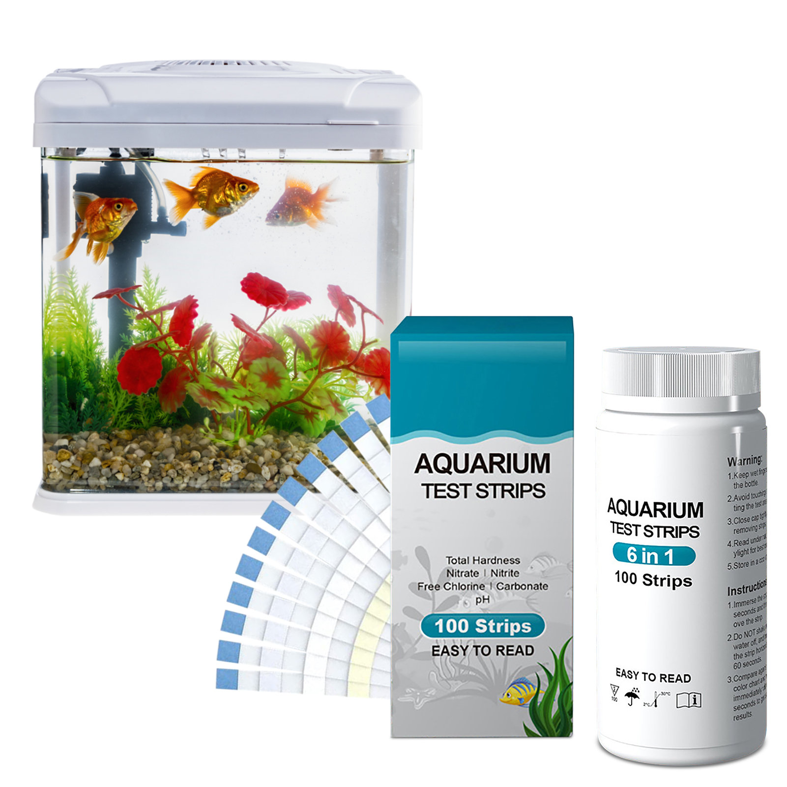 Aquarium Fish Pond - 100Pcs 6 Trong 1 Chất Lượng