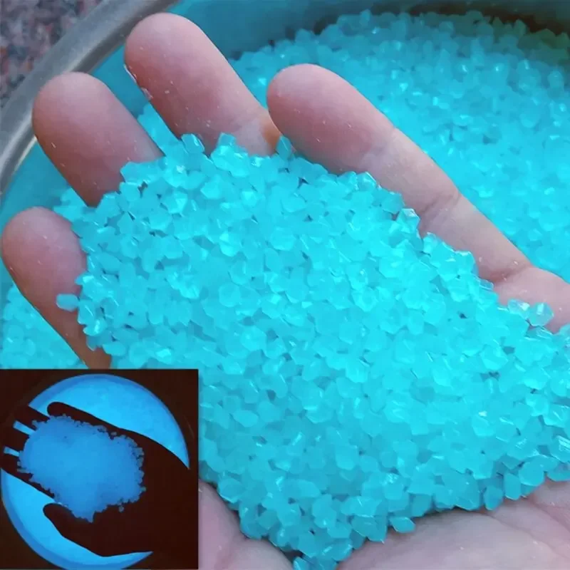 Aquarium Fish Store - 1000pcs 3-5mm Luminous Sand Glow in