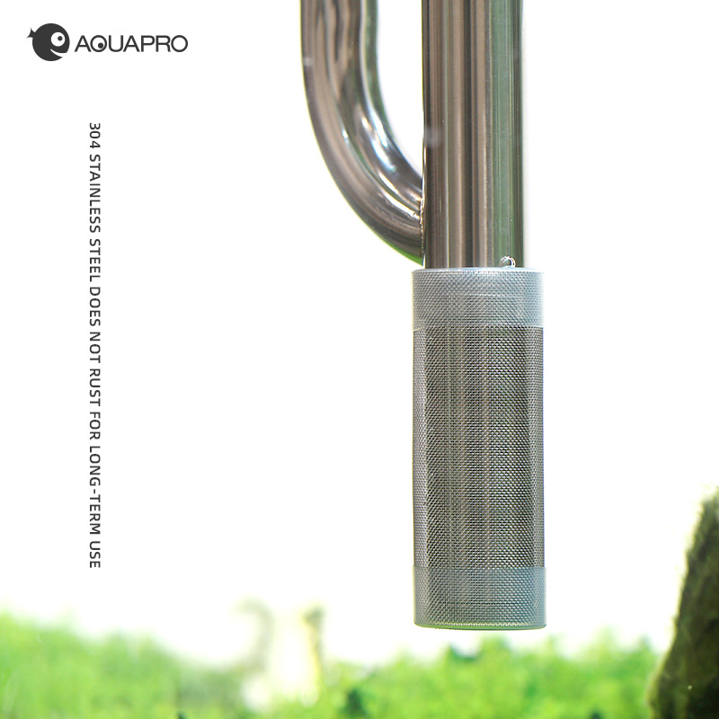 Aquarium Fish Net Small - 2pcs Aquarium Filter Stainless Steel Inlet