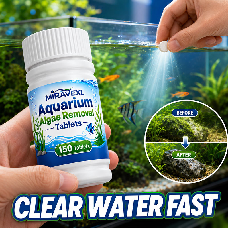 Aquarium Fish Store - MIRAVEXL 150 Aquarium Algae Removal Tablets,