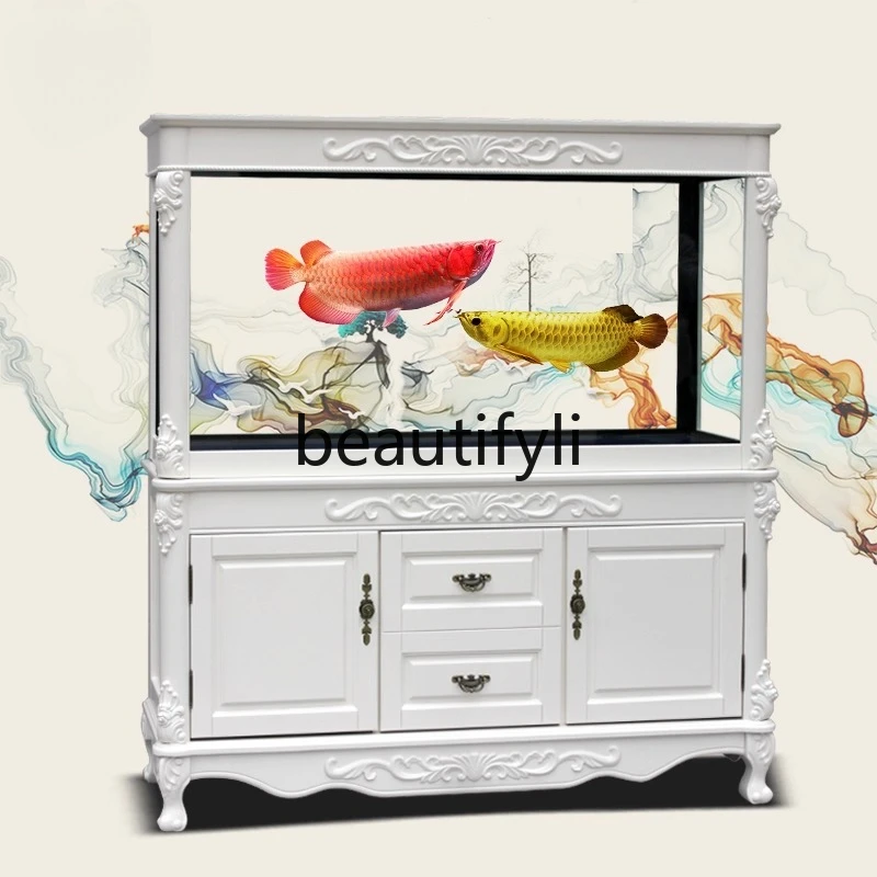 Xchange Aquarium Fish - X Solid Wood Fish Tank Entrance