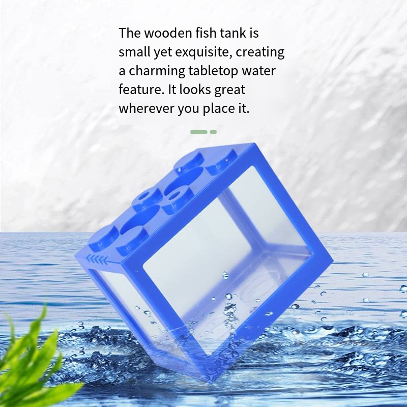 Novelty Block‑Shaped Mini Aqua - đánh giá và giá Aquarium Fish Goldfish