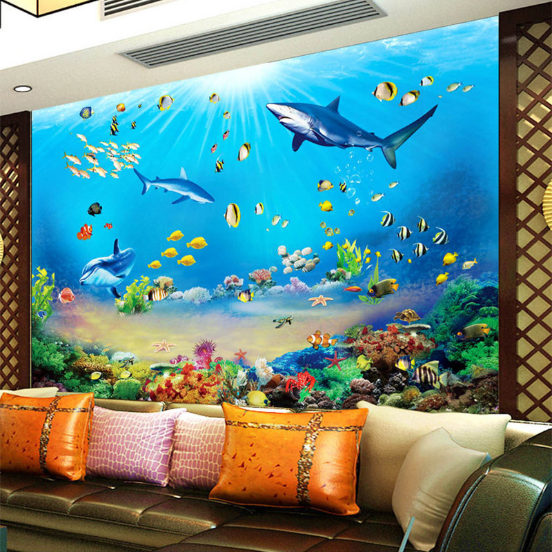 Papel Pintado Photo Wallpaper  - đánh giá và giá Aquarium Fish Live Wallpaper