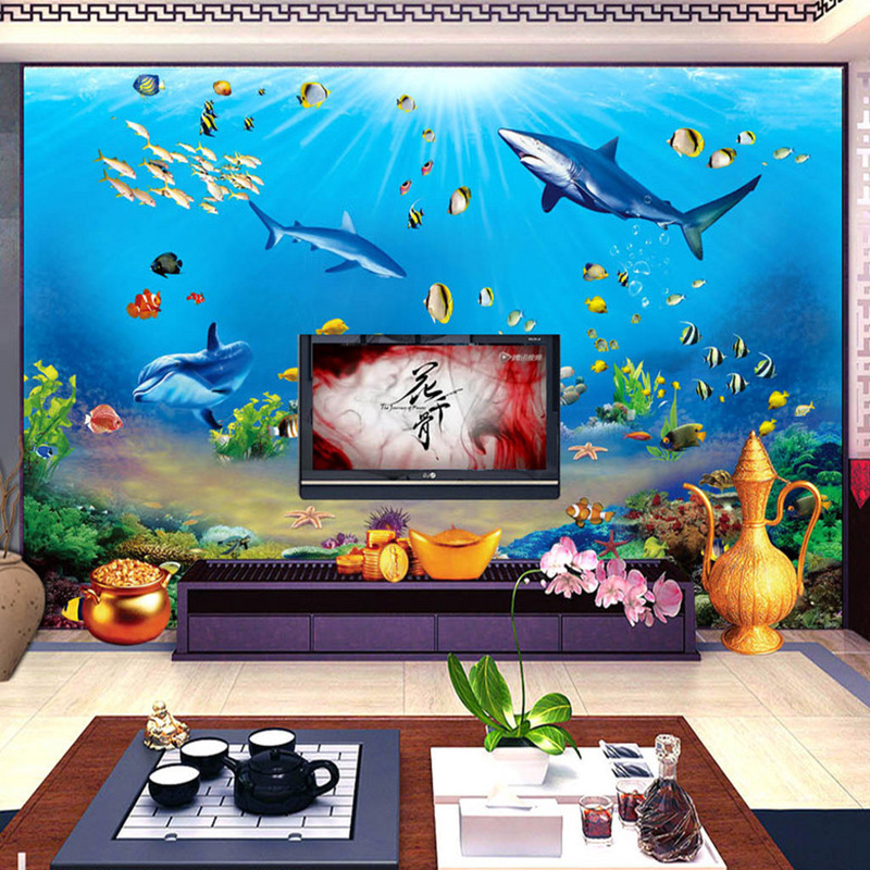 Papel Pintado Photo Wallpaper  - đánh giá và giá Aquarium Fish Live Wallpaper
