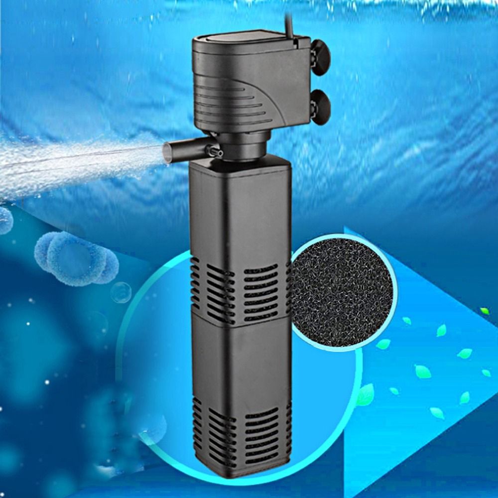 Plastic 3 in 1 Fish Tank Filte - đánh giá và giá Fish Tank Filter Aquarium