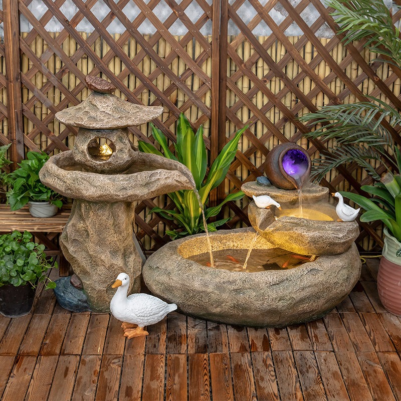 Outdoor Balcony Fish Pond Cour - đánh giá và giá Aquarium Fish Pond