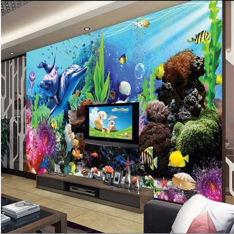 beibehang custom tereo tropica - đánh giá và giá Aquarium Fish Live Wallpaper