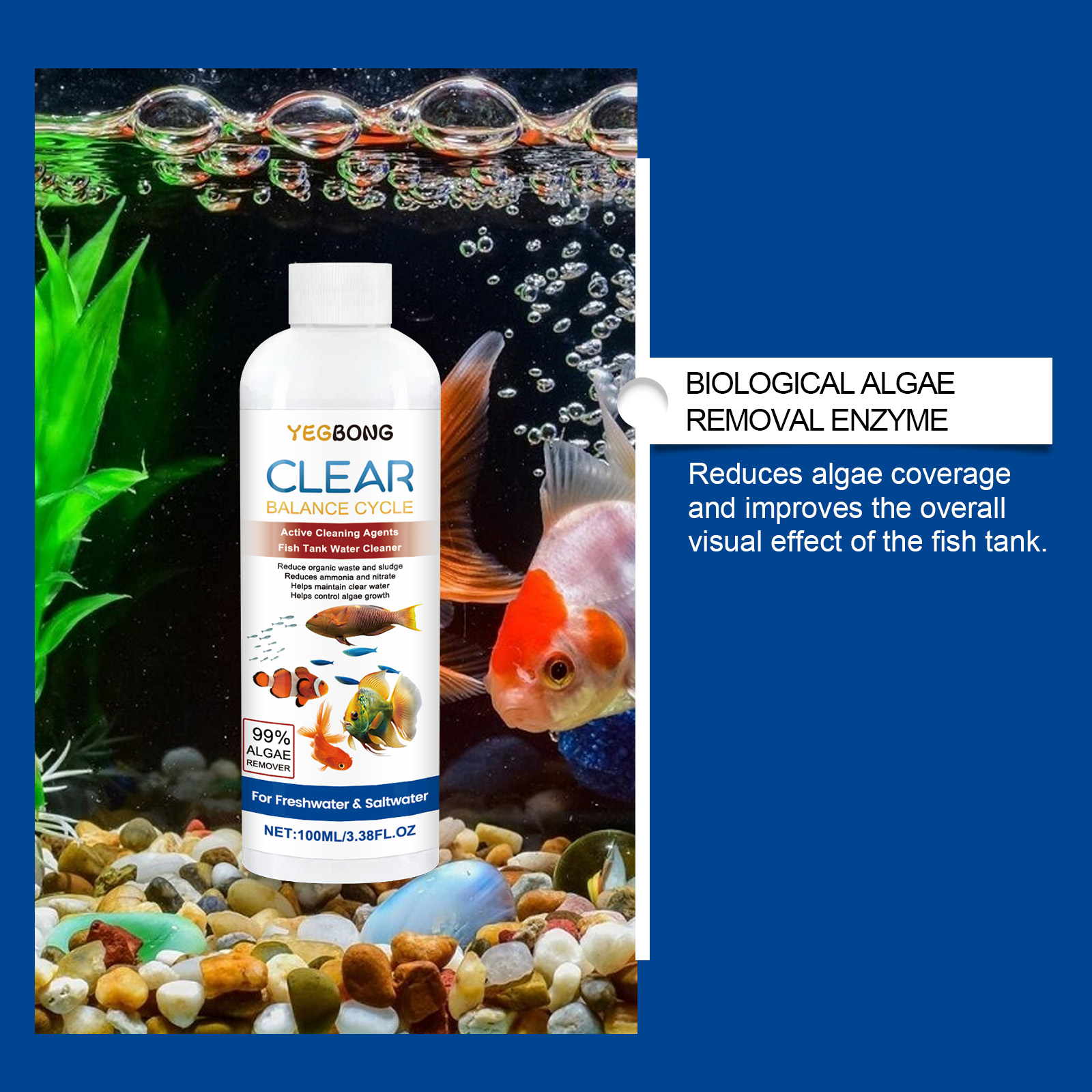 Aquarium Water Clarifier 100ml - đánh giá và giá Aquarium Fish House