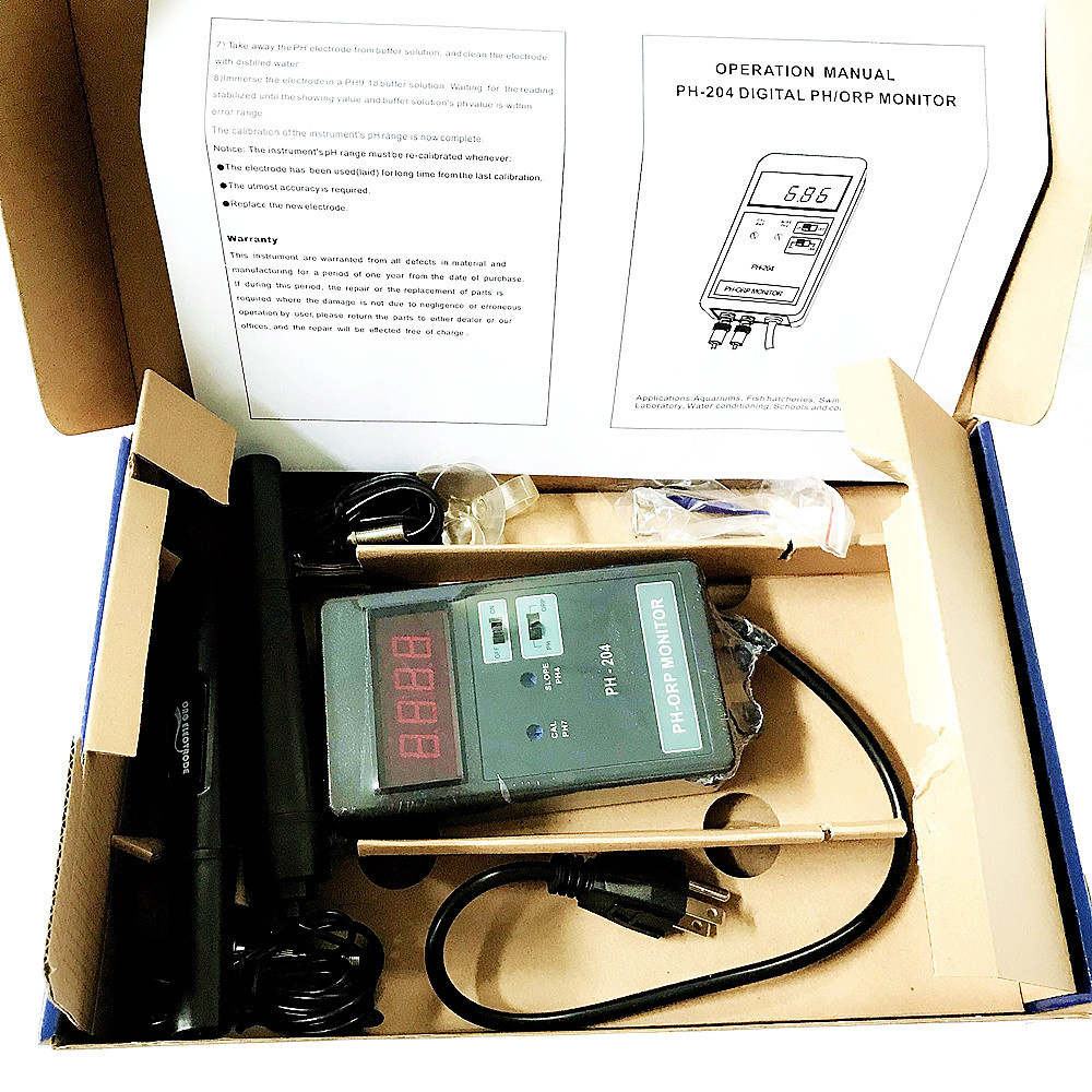 PH-204 Digital PH/ORP Meter wi - đánh giá và giá Aquarium Fish Online