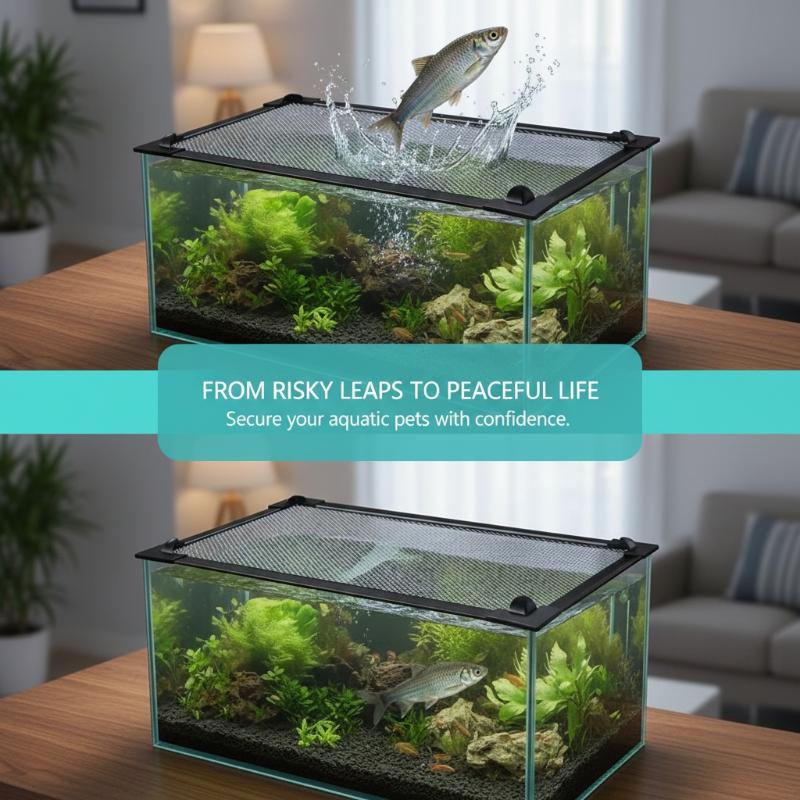 Magnetic Fish Tank Anti Jump M - đánh giá và giá Aquarium Fish Jump Guard