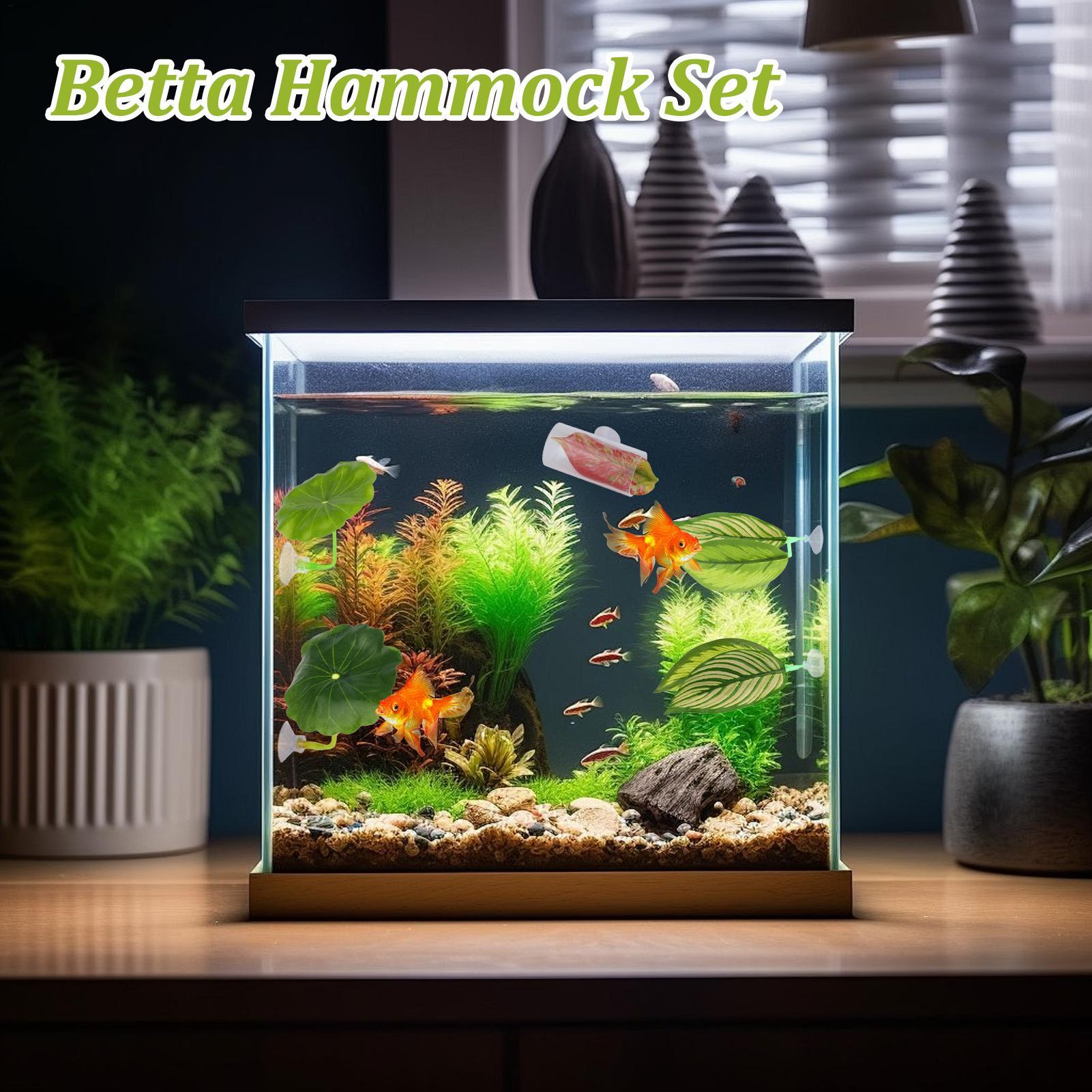 Betta Fish Hammock 5 Pieces Ad - đánh giá và giá Fish Toy In Aquarium