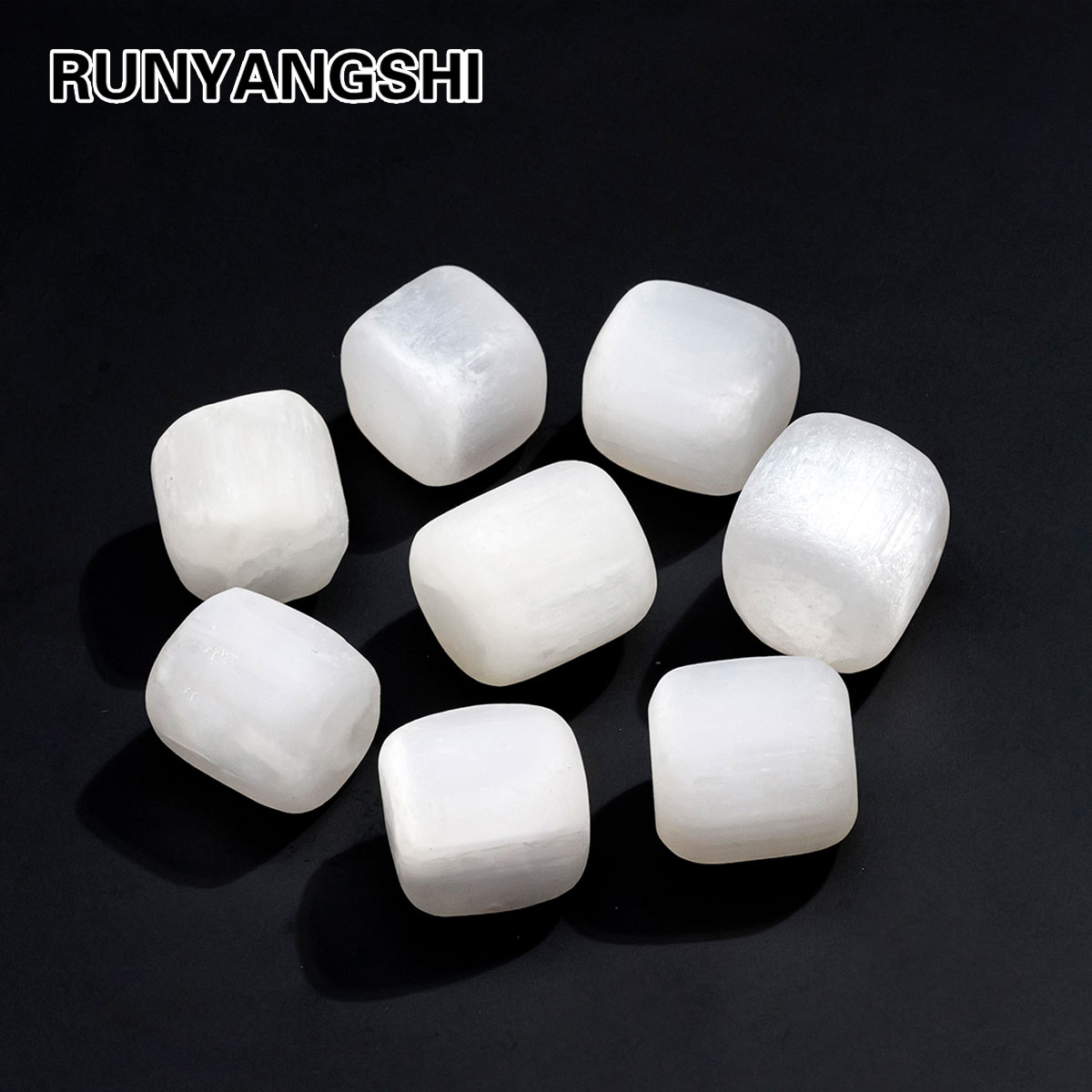 1pc Natural Selenite Rolling S - đánh giá và giá Aquarium Fish Store