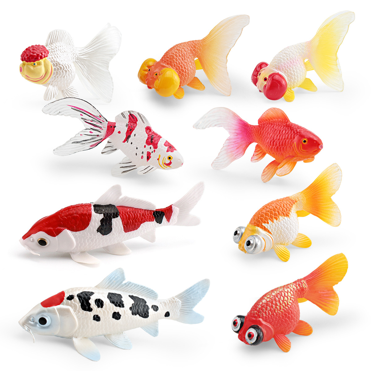 Colorful Lifelike Plastic Gold - đánh giá và giá Fish In Aquarium Picture