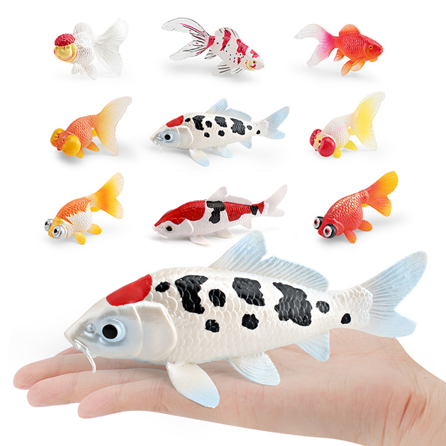 Colorful Lifelike Plastic Gold - đánh giá và giá Fish In Aquarium Picture