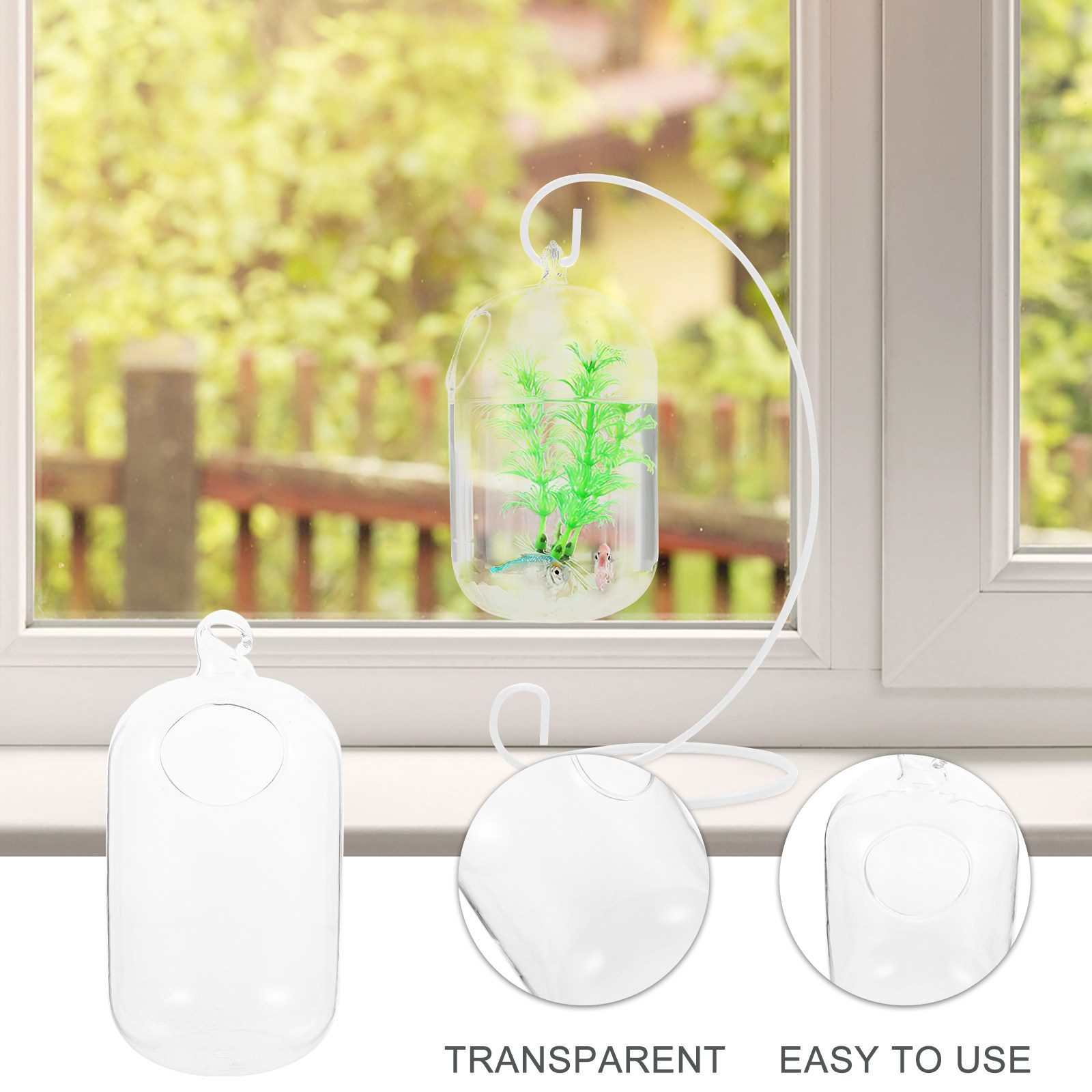 Premium Transparent Glass Fish - đánh giá và giá Aquarium Fish Goldfish
