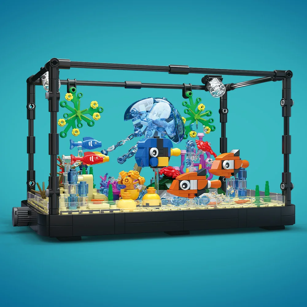 Fish Tank Building Block Set w - đánh giá và giá Fish Toy In Aquarium