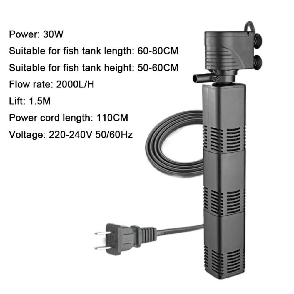Plastic 3 in 1 Fish Tank Filte - đánh giá và giá Fish Tank Filter Aquarium