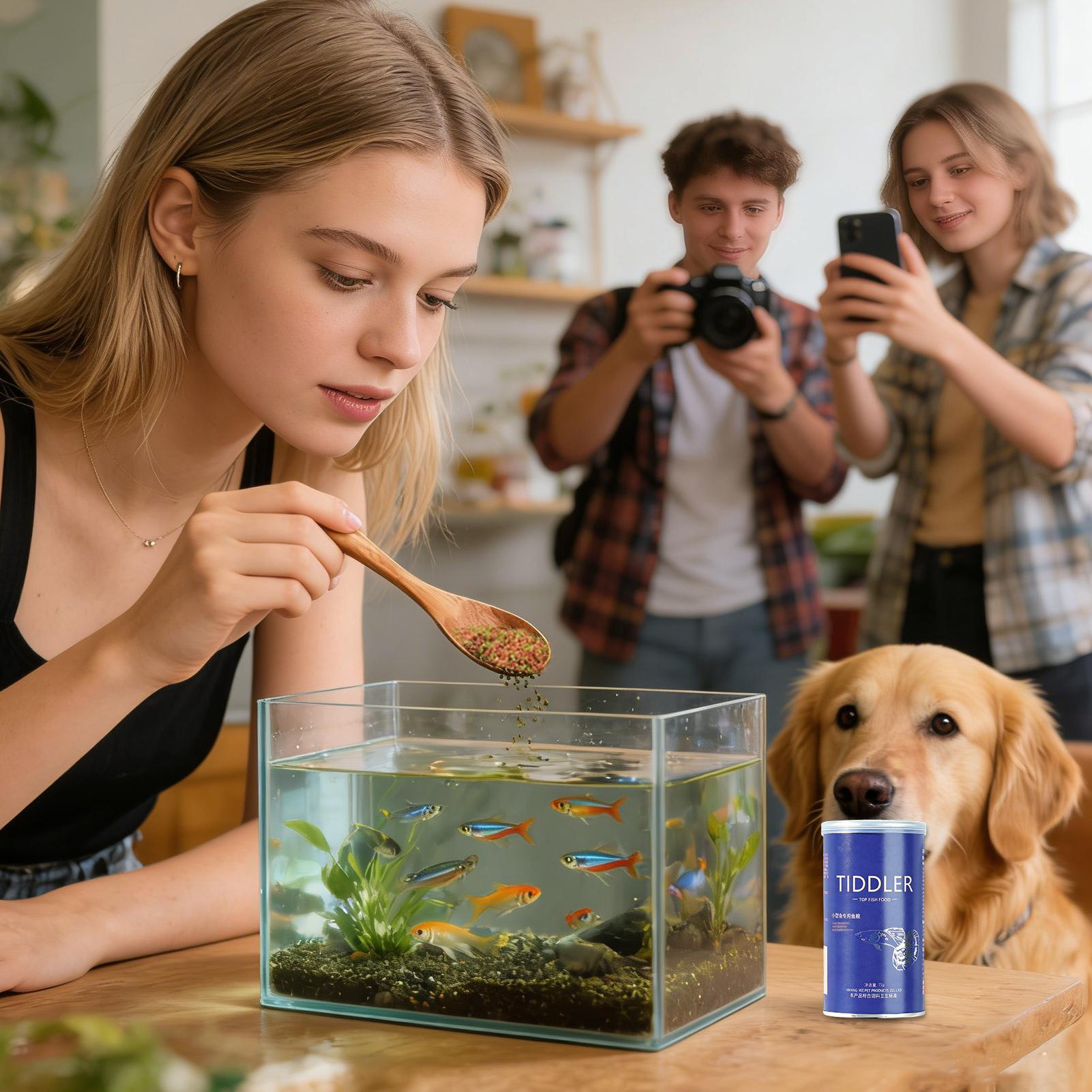 Fish Food Aquarium Feed Small  - đánh giá và giá Aquarium Fish Store