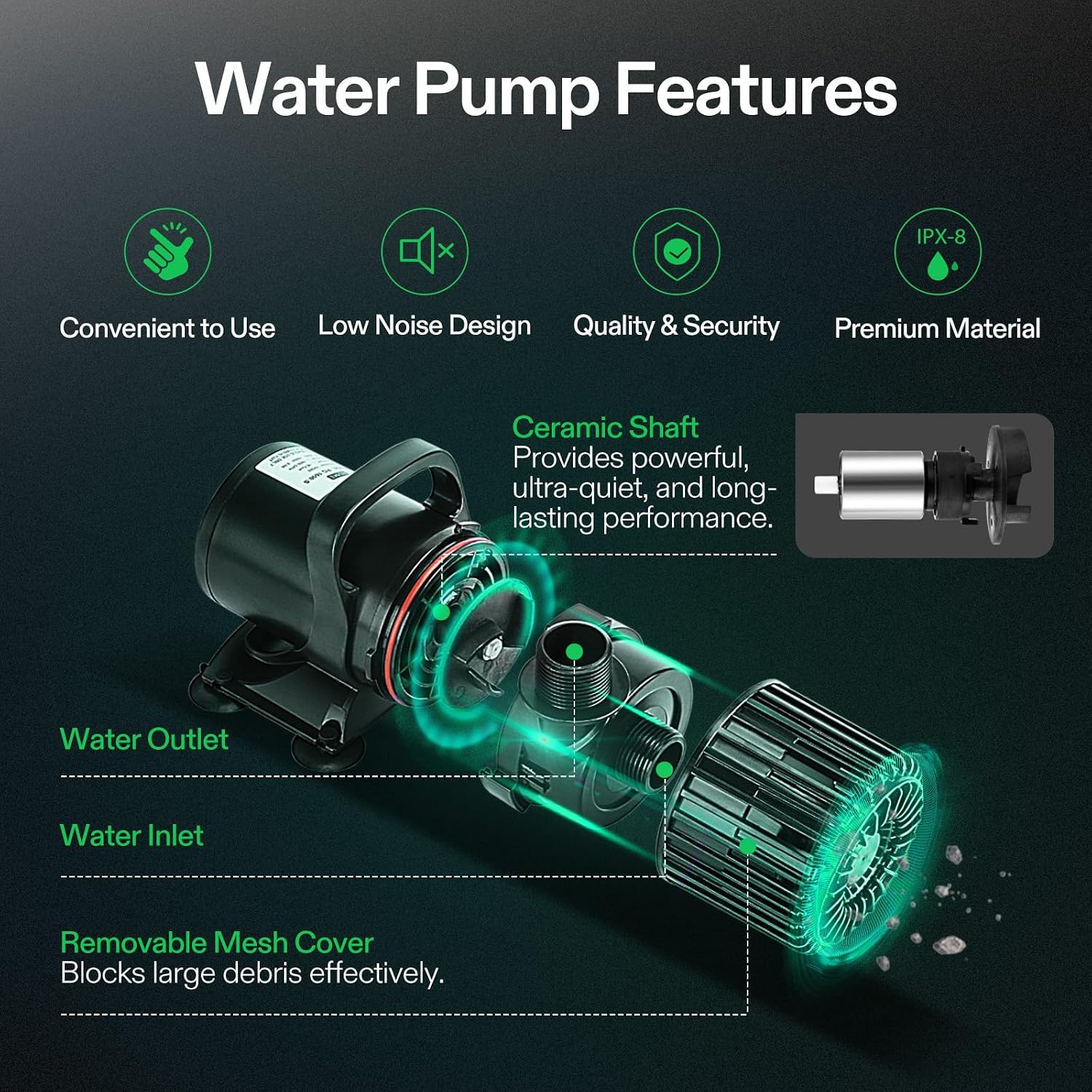 1600GPH Sub Water Pump for Pon - đánh giá và giá Aquarium Fish Pond
