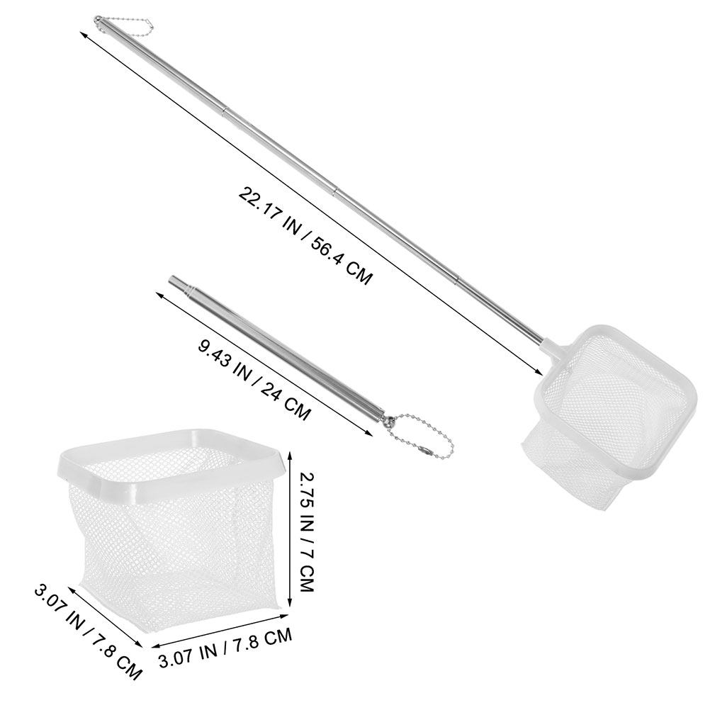 2Pcs Stainless Steel Extendabl - đánh giá và giá Aquarium Fish Net Small