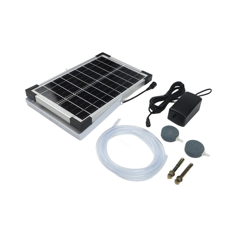 Solar Powered Pond Oxygenator  - đánh giá và giá Aquarium Fish Pond
