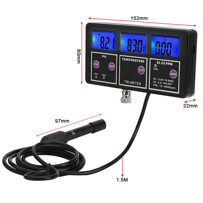 New 5 in 1 PH/ORP/TDS/EC/TEMP  - đánh giá và giá Aquarium Fish Online