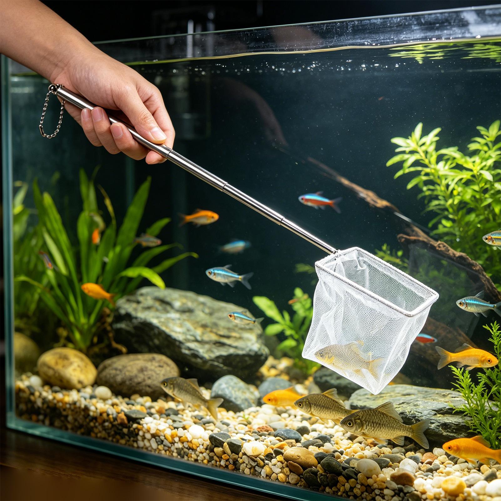 2pcs Small Fish Net Telescopic - đánh giá và giá Aquarium Fish Net Small