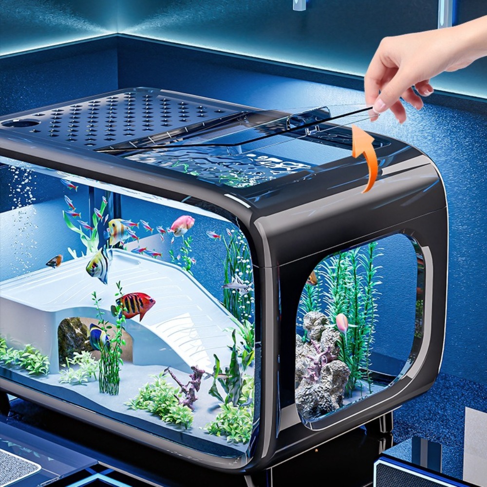 Transparent Luxury Fish Tank D - đánh giá và giá Aquarium Fish Goldfish