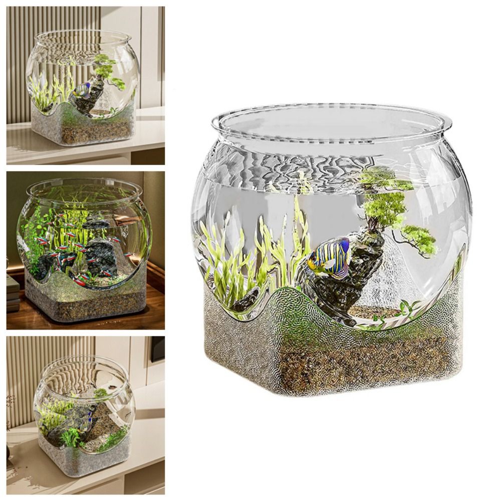 Ultra Clear Round Fish Bowl Re - đánh giá và giá Aquarium Fish Goldfish