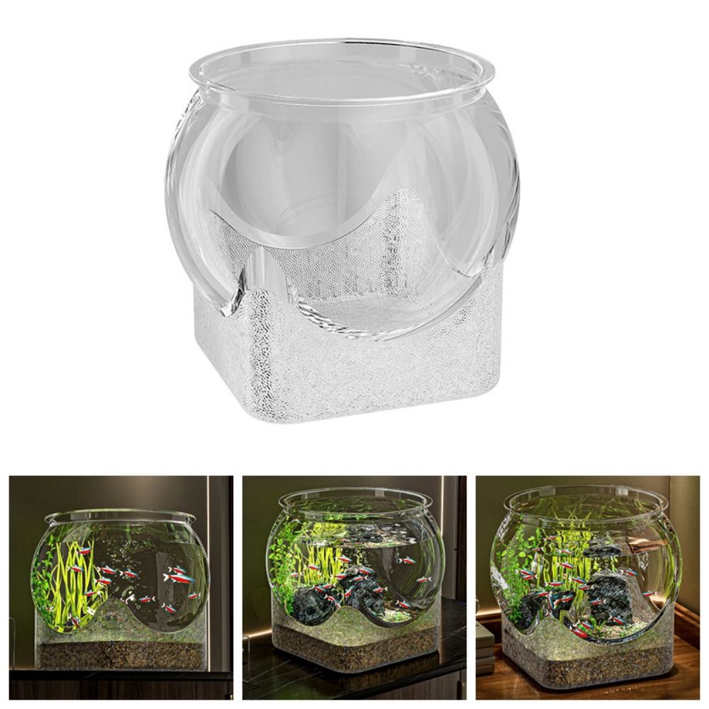 Ultra Clear Round Fish Bowl Re - đánh giá và giá Aquarium Fish Goldfish